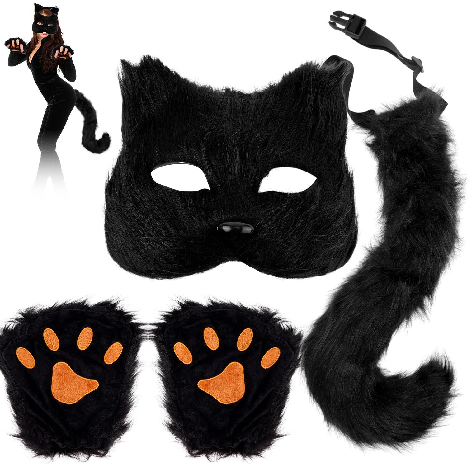1795 Fox Cosplay Costume With Fox Mask Fox Tail Fox Fox
